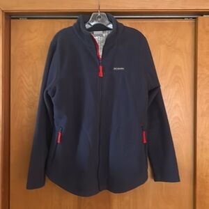 Columbia navy fleece Omni heat jacket